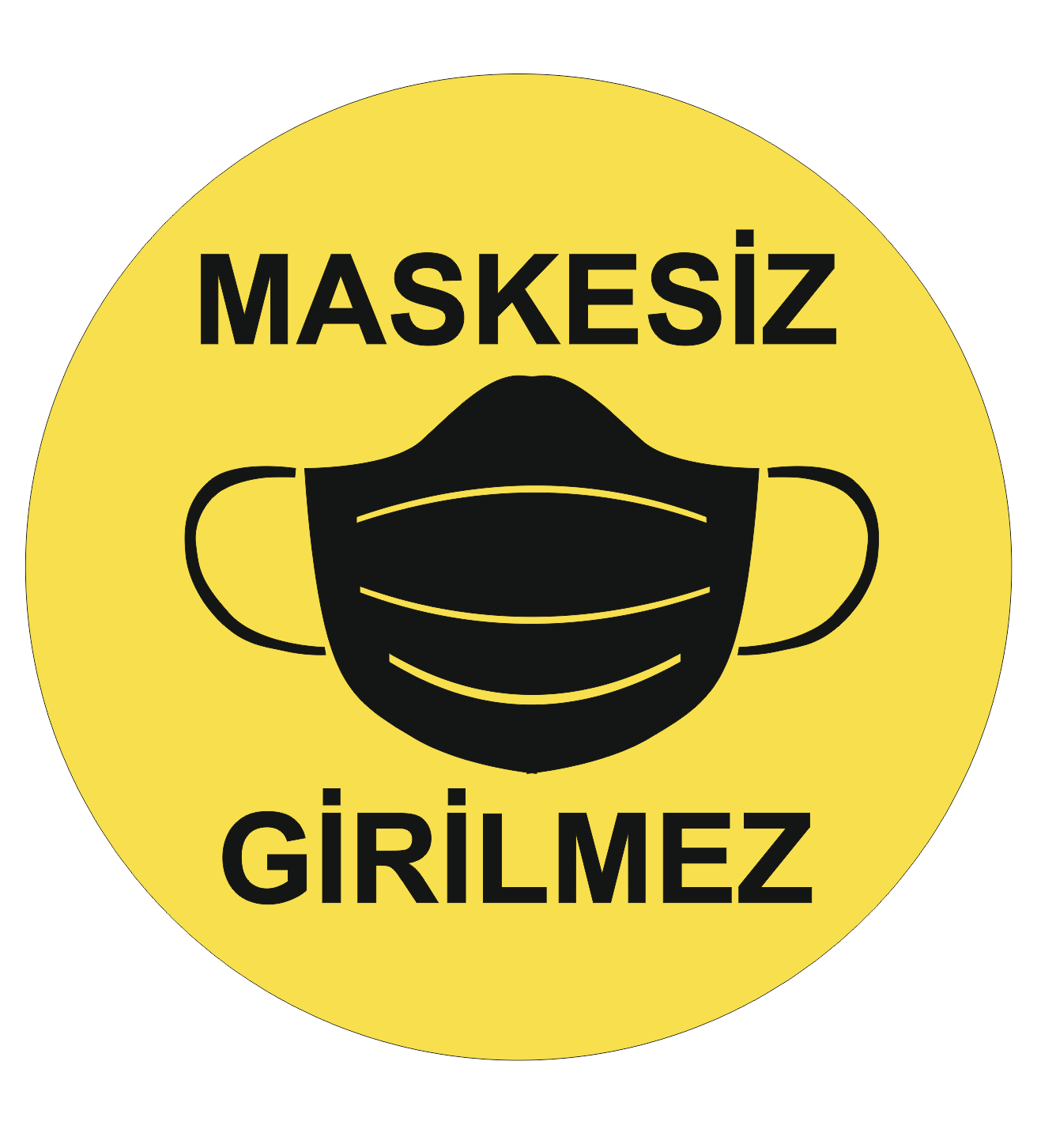 Maskesiz Girilmez